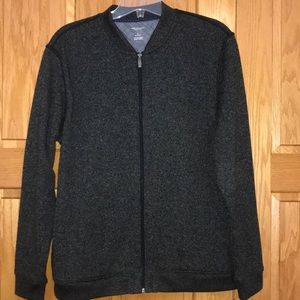Mens Long Sleeved Soft,  Zip Up Sweater